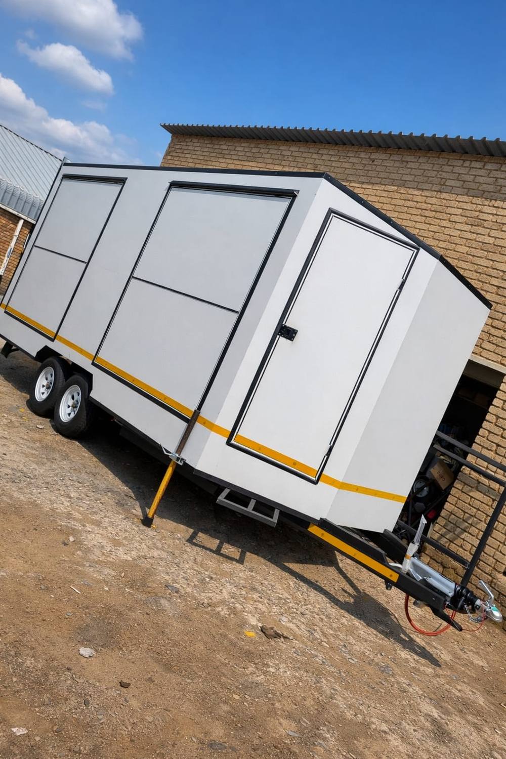 Mobile kitchen trailer built at the Ray SteelWorks workshop